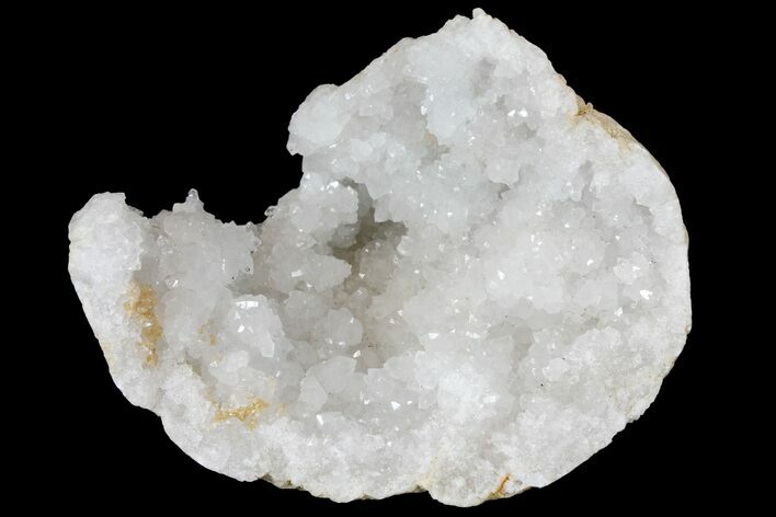 Quartz Crystal Filled Geode Section- Morocco #133693